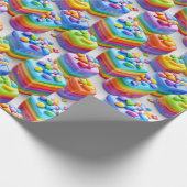 Cadeau Papier d'emballage - Gâteaux de fierté 1 (Coin)