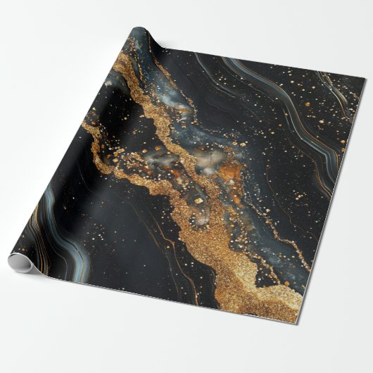 Cadeau Papier d'emballage géode (Déroulé)