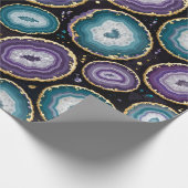 Cadeau Papier d'emballage géode d'agate (Coin)