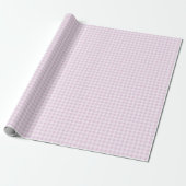 Cadeau Papier d'emballage Gingham Candy Cotton (Déroulé)