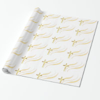 Papier d'emballage Gold Cross