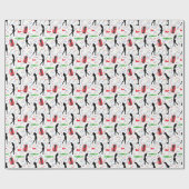 Cadeau Papier d'emballage Golf (Femmes) (Plat)