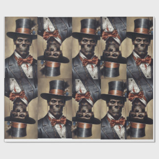 Cadeau Papier d'emballage gothique Baron Samedi