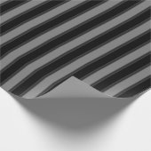 Cadeau Papier d'emballage gothique rayé (Coin)