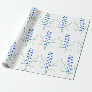 Cadeau Papier d'emballage grande impression aux Jacinthes