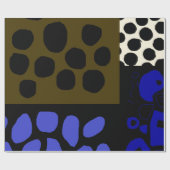 Cadeau papier d'emballage gras avec points (Plat)
