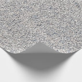 Cadeau Papier d'emballage gris de tiret de caillou (Coin)