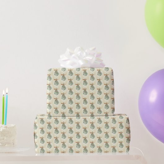 Cadeau Papier d'emballage Gui (Cadeaux de fête)