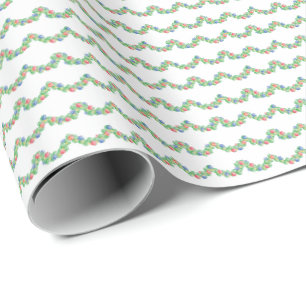 Cadeau Papier d'emballage Guirlandes de coquilles Saint-J
