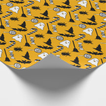 Papier d'emballage Halloween Haunt