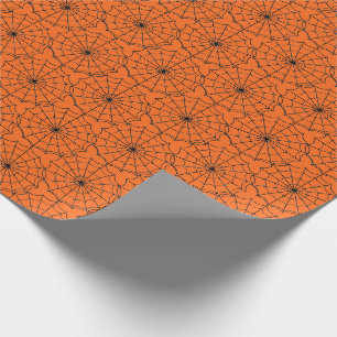 Cadeau Papier d'emballage Halloween-Toile d'araignée