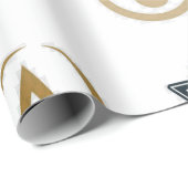 Cadeau Papier d'emballage hanoukka (Coin rond)