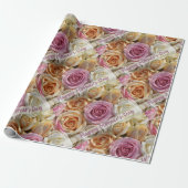 Cadeau Papier d'emballage heureux du jour de mère (Déroulé)