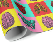 Cadeau Papier d'emballage humain d'art de bruit (Coin rond)