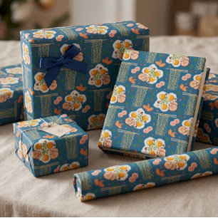 Cadeau Papier d'emballage illustration de nourriture asia