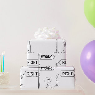 Cadeau Papier d'emballage illustration juste faux