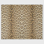 Cadeau Papier d'emballage imprimé léopard (Plat)
