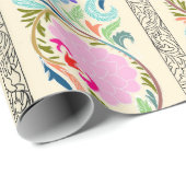 Cadeau Papier d'emballage indien (Coin rond)