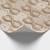 Cadeau Papier d'emballage Infinity Or (Coin)