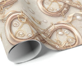 Cadeau Papier d'emballage Infinity Or (Coin rond)