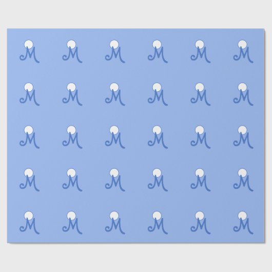 Cadeau Papier d'emballage initial (Plat)