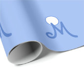 Cadeau Papier d'emballage initial (Coin rond)