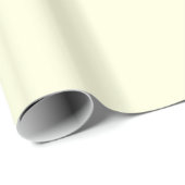 Cadeau Papier d'emballage jaune clair (Coin rond)
