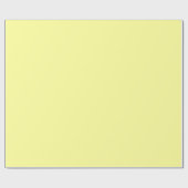 Cadeau Papier d'emballage jaune solide (Plat)