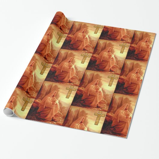 Cadeau Papier d'emballage Jésus (Déroulé)