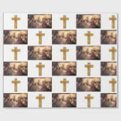 Cadeau Papier d'emballage Jésus (Plat)