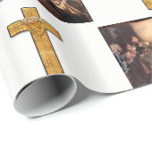 Cadeau Papier d'emballage Jésus (Coin rond)