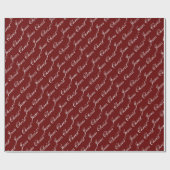 Cadeau Papier d'emballage Jésus Christ Script (Plat)