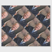 Cadeau Papier d'emballage Joe Biden (Plat)