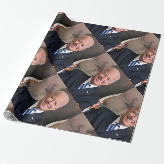 Cadeau Papier d'emballage Joe Biden (Déroulé)