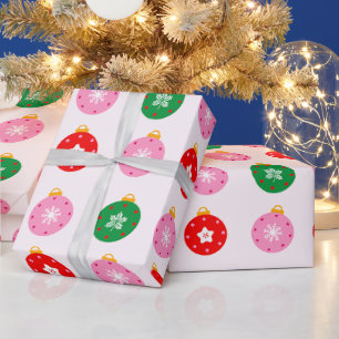 Cadeau Papier d'emballage joli ornement de Noël