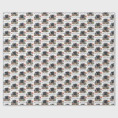 Cadeau Papier d'emballage Joy Halloween Ensorcelant (Plat)