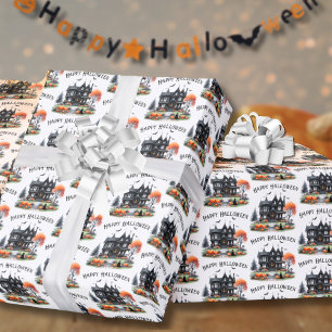 Cadeau Papier d'emballage Joy Halloween Ensorcelant
