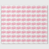 Cadeau Papier d'emballage Joyeuses Pâques (Plat)