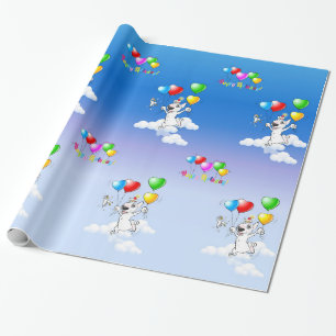 Cadeau Papier d'emballage "joyeux anniversaire " de