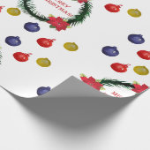 Cadeau Papier d'emballage Joyeux Noël (Coin)