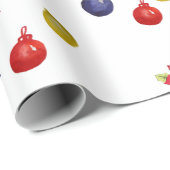 Cadeau Papier d'emballage Joyeux Noël (Coin rond)