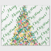 Cadeau Papier d'emballage Joyeux Noël (Plat)