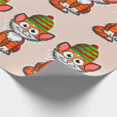 Cadeau papier d'emballage kitty de noël (Coin)