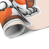 Cadeau papier d'emballage kitty de noël (Coin rond)