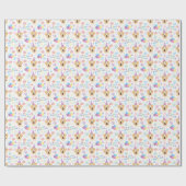 Cadeau Papier d'emballage Labrador Retriever blanc (Plat)