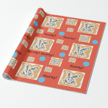 Papier d'emballage lapin