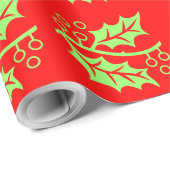 Cadeau Papier d'emballage LEAF ET BERRIE (Coin rond)