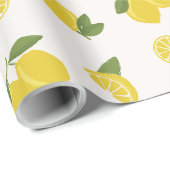 Cadeau Papier d'emballage Lemon Squeezy (Coin rond)