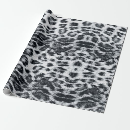 Cadeau Papier d'emballage léopard (Déroulé)