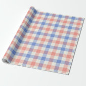 Cadeau Papier d'emballage - Liberty Gingham (Déroulé)